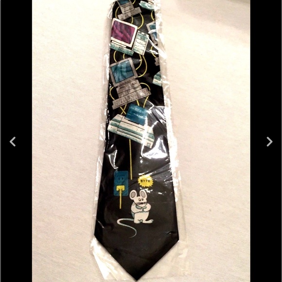 A Rogers Mouse Byte Neck Tie Computer IT - Picture 2 of 5